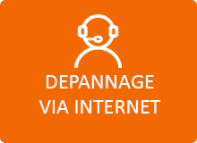 Dépannage via Internet